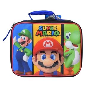 Super Mario Lunch Box Youth Luigi‎ Mario Yoshi Insulated Bag